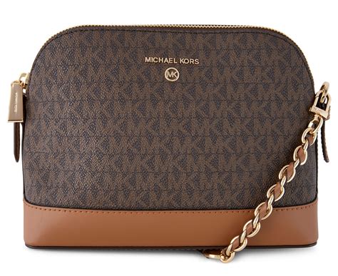 michael kors signature jet set charm large dome crossbody bag|mk jet set crossbody small.